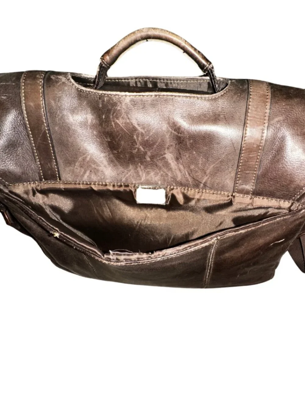 Wilsons Leather Brown Genuine Leather Laptop Messenger Bag